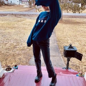 90s fringe ends wrangler black high waisted jeans